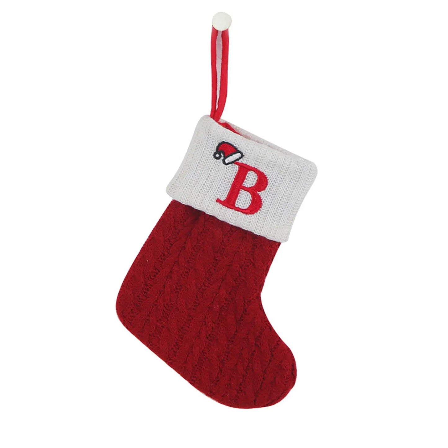 Mini Custom Christmas Stocking Embroidered Name Holiday Gift Socks