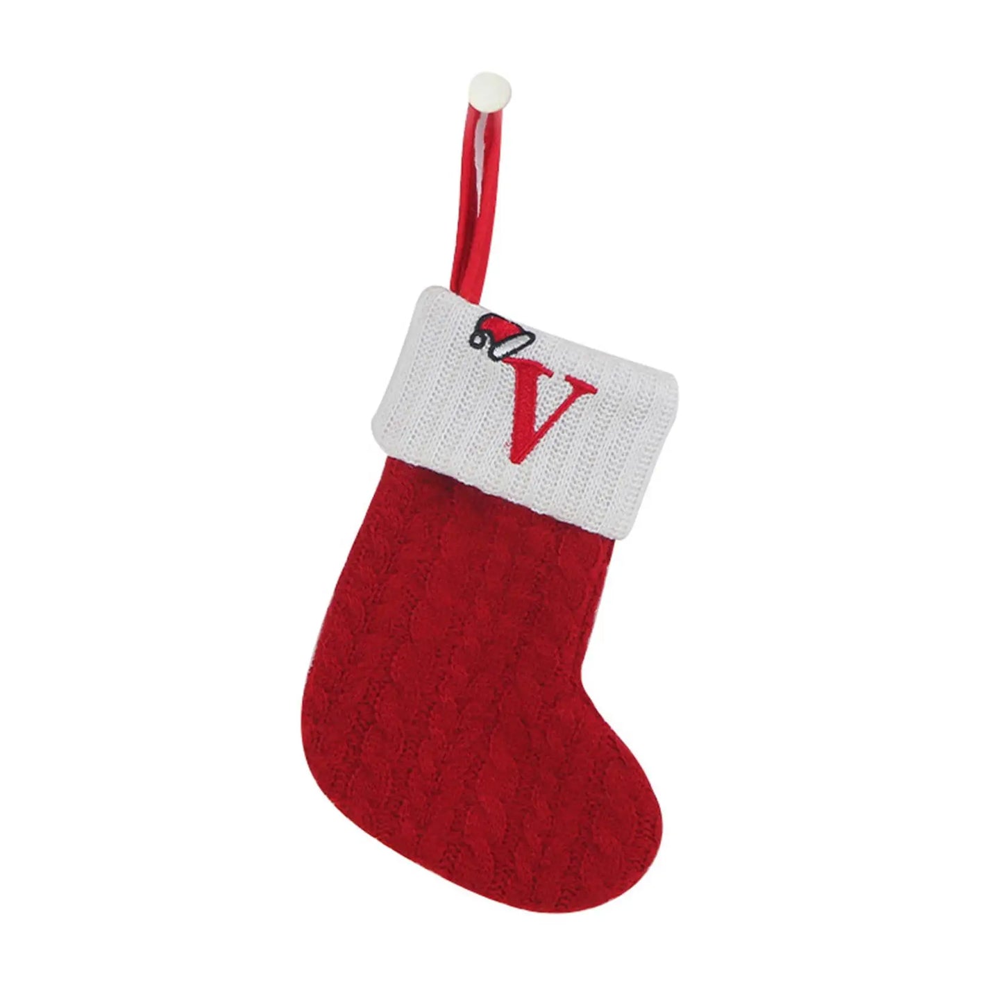 Mini Custom Christmas Stocking Embroidered Name Holiday Gift Socks