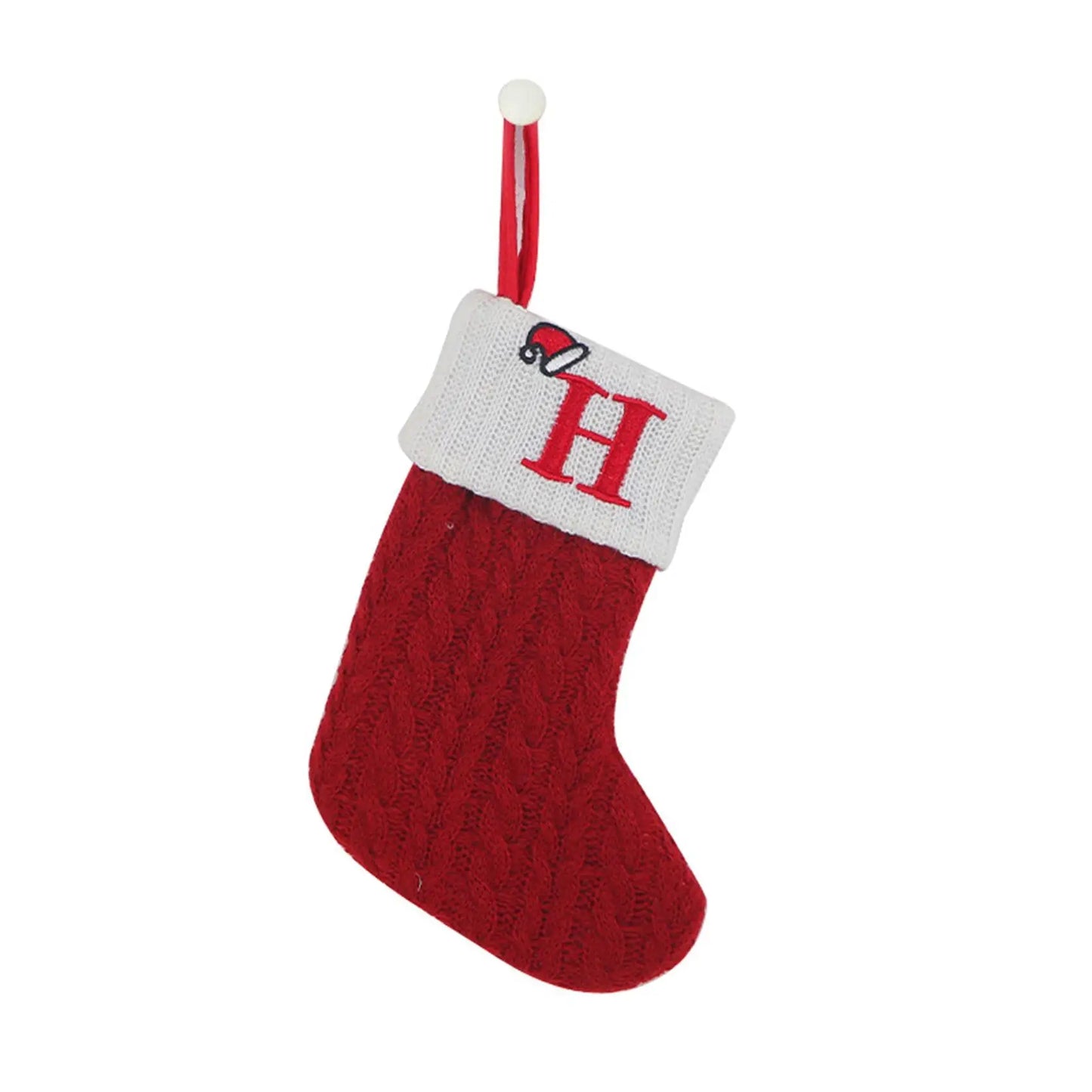 Mini Custom Christmas Stocking Embroidered Name Holiday Gift Socks