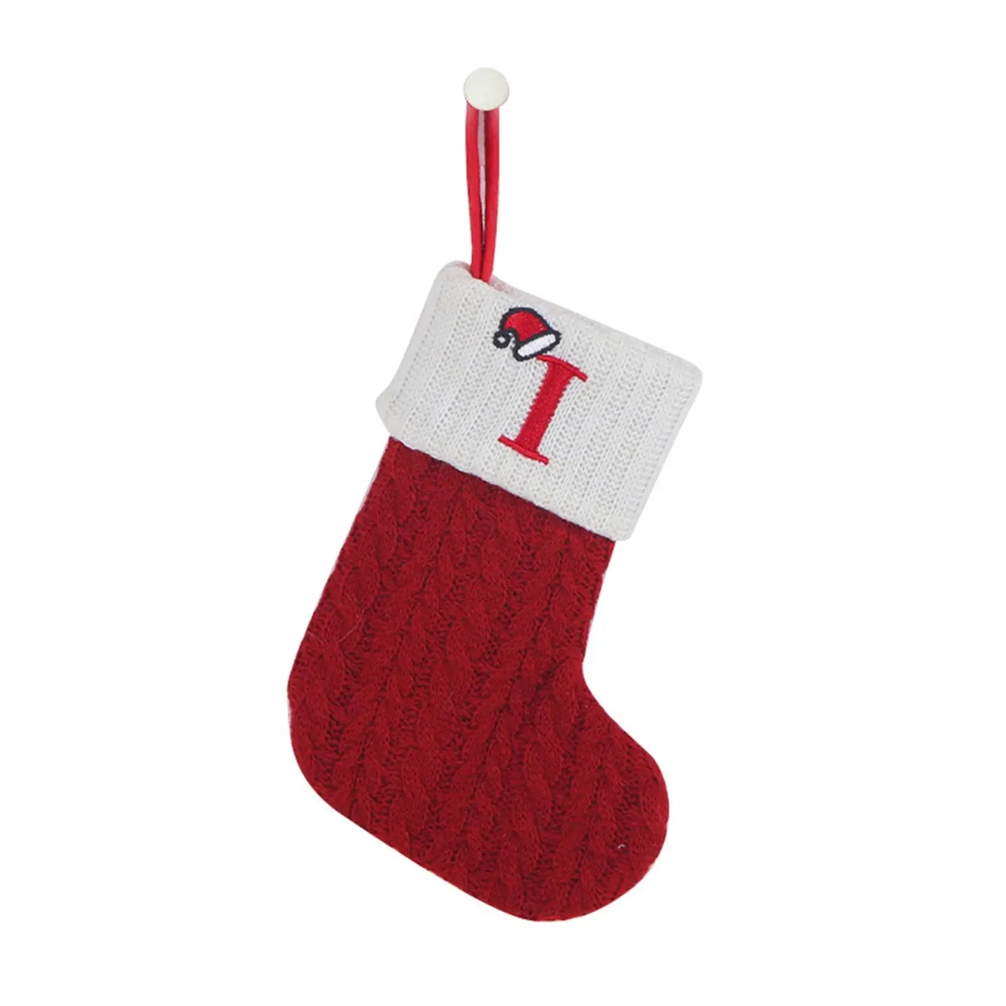 Mini Custom Christmas Stocking Embroidered Name Holiday Gift Socks