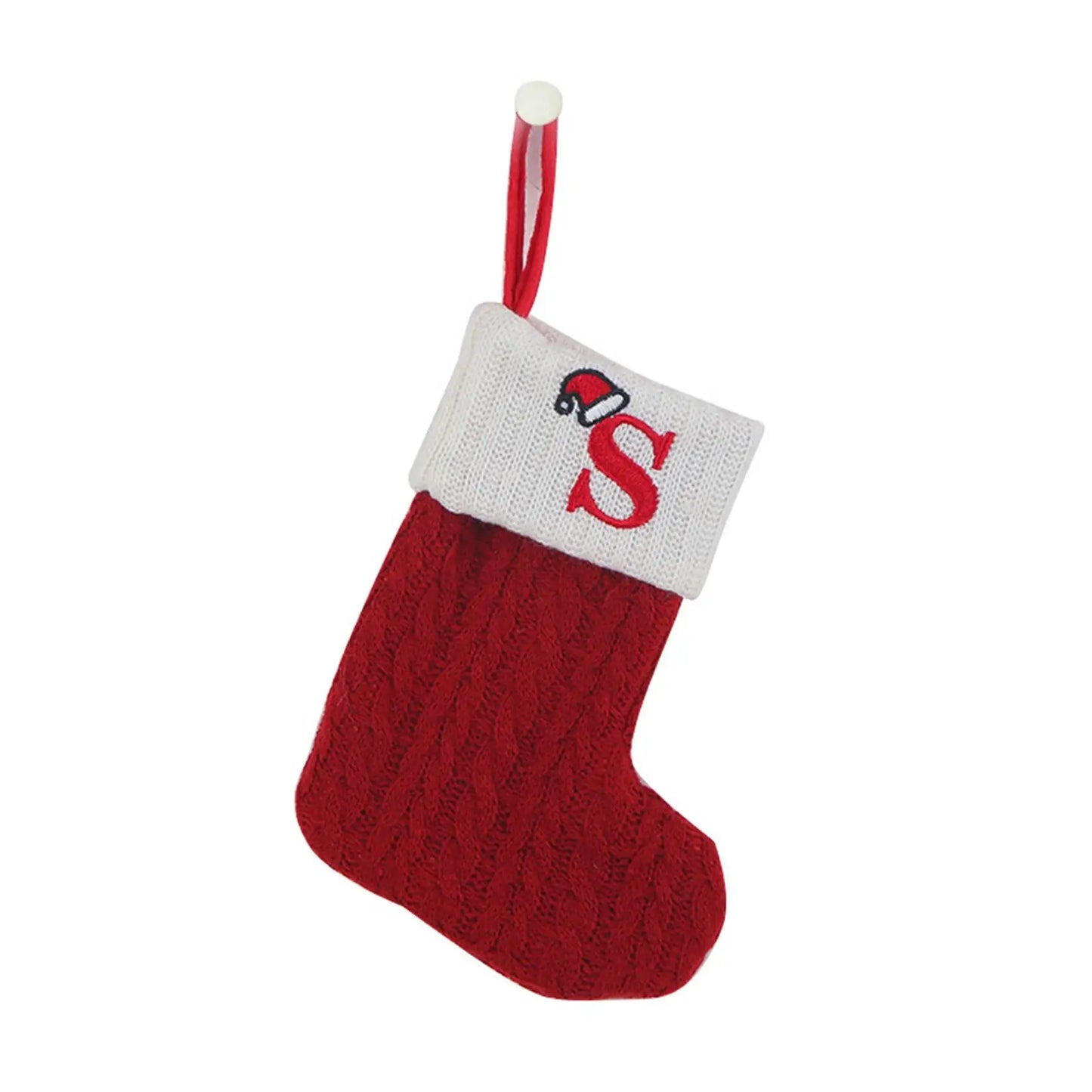 Mini Custom Christmas Stocking Embroidered Name Holiday Gift Socks