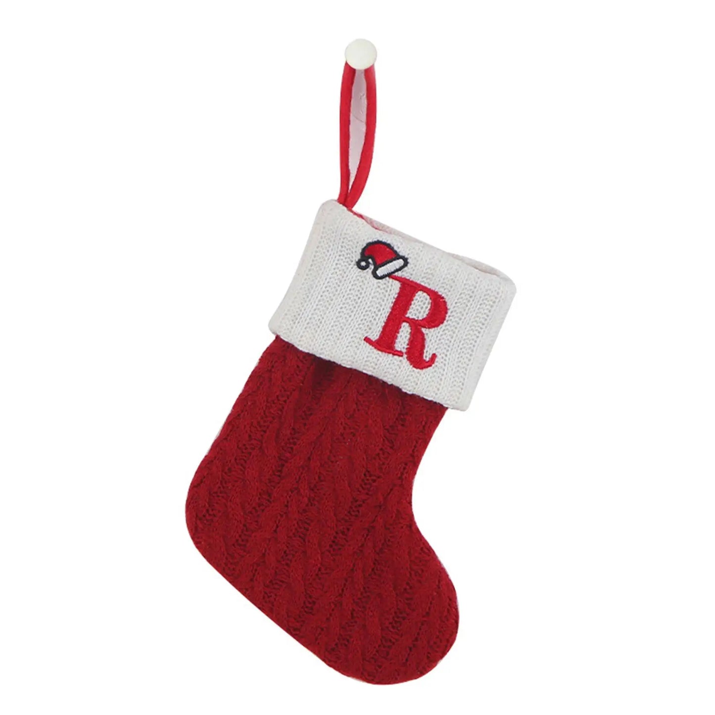 Mini Custom Christmas Stocking Embroidered Name Holiday Gift Socks