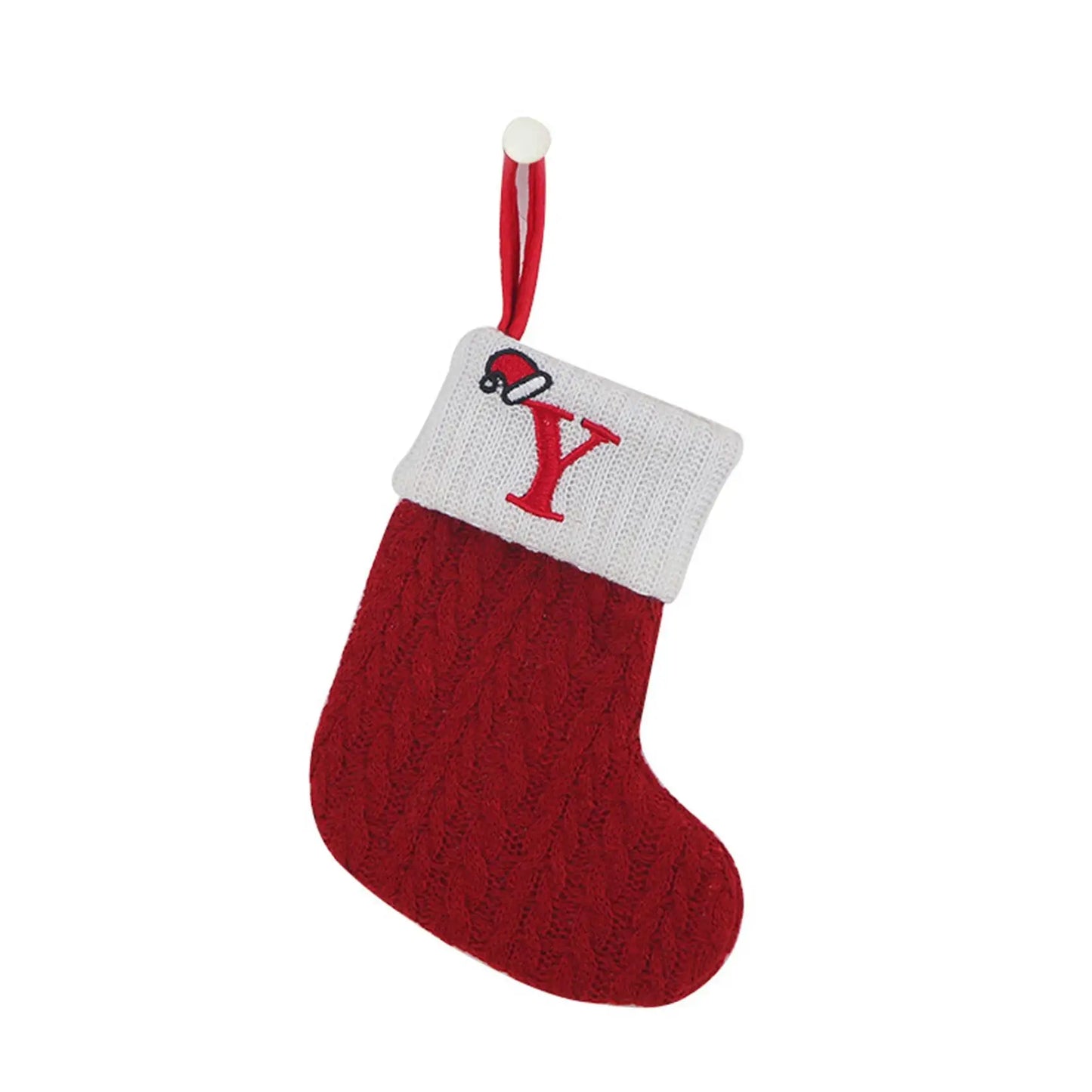 Mini Custom Christmas Stocking Embroidered Name Holiday Gift Socks