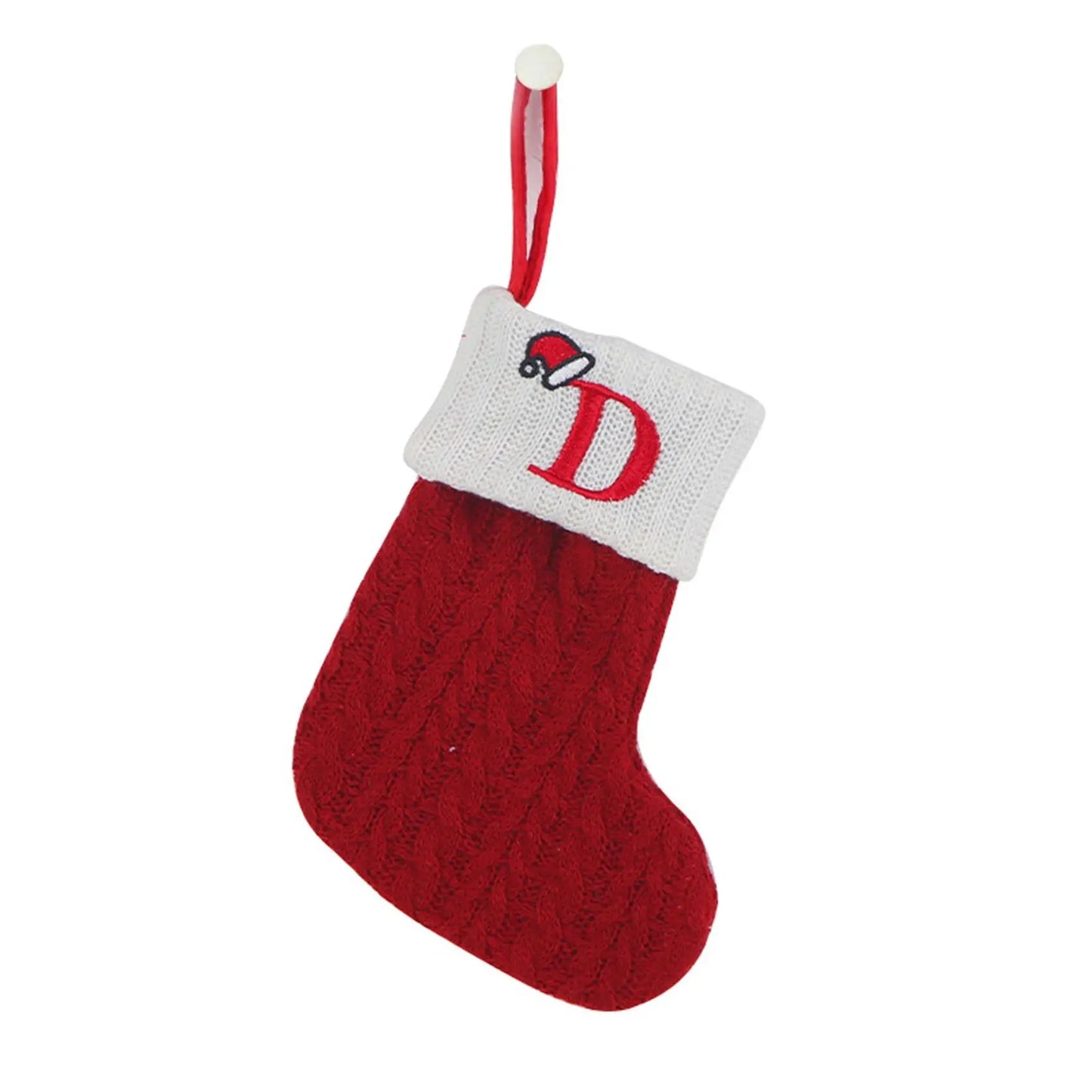 Mini Custom Christmas Stocking Embroidered Name Holiday Gift Socks