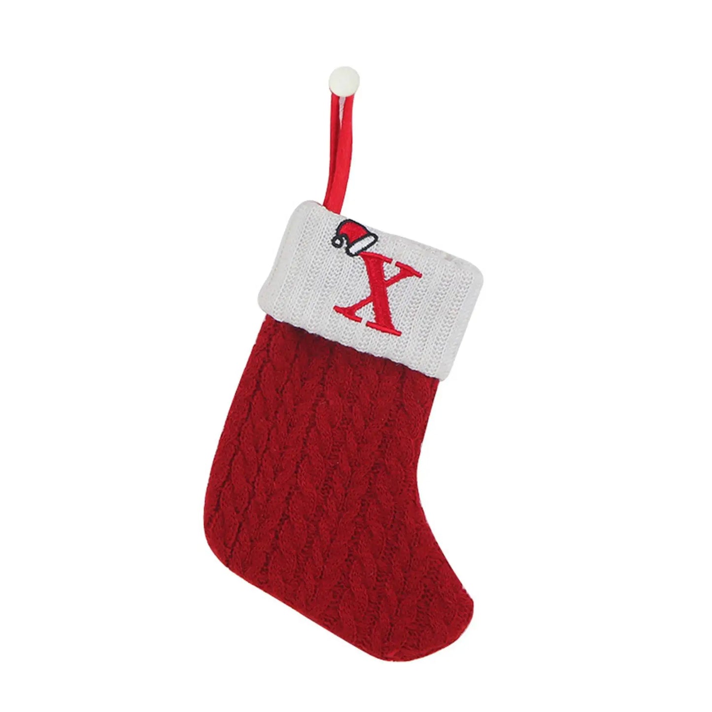 Mini Custom Christmas Stocking Embroidered Name Holiday Gift Socks