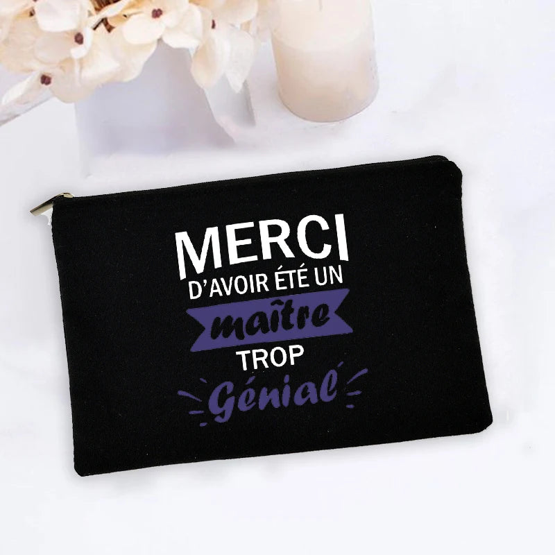 Super Teacher Printed Makeup Bag Teacher Gifts Women Men Cosmetic Bag Pencil Bags Travel Toiletries Organizer Wash Storage Pouch