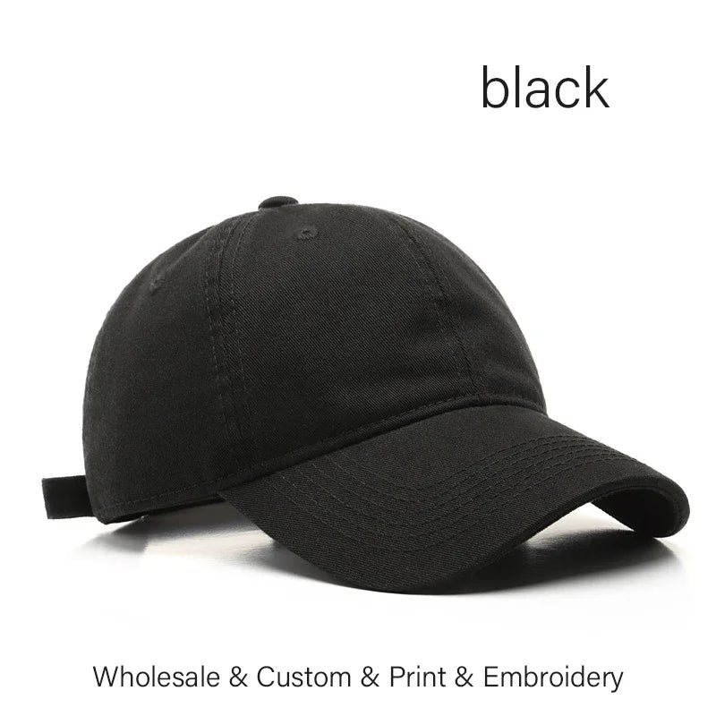 Custom Hat LOGO Embroidery Baseball Cap for Women and Men Picture DIY Print Fashion Summer Sun Hat High-quality Unisex
