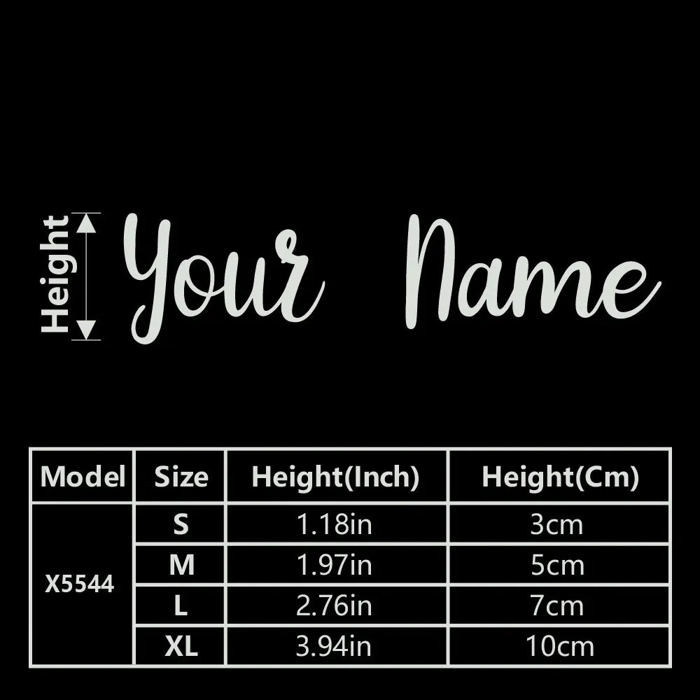 1PC Customizable Name Removable Sticker For Home Decor Personalized Name Vinyl Decal Bottle Decor Self Adhesive Stickers