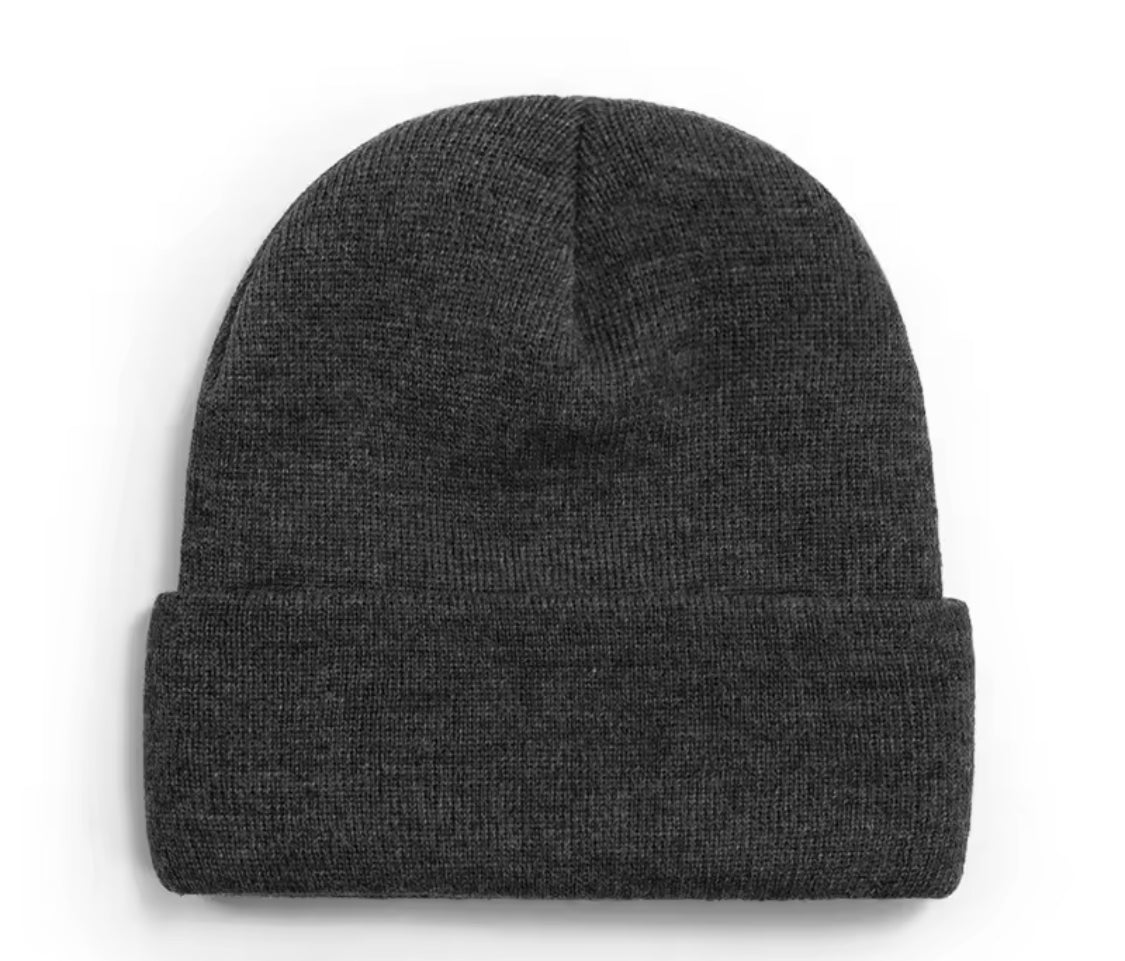 Custom Logo Knitted Beanie – Unisex Winter Hat with Ear Protection