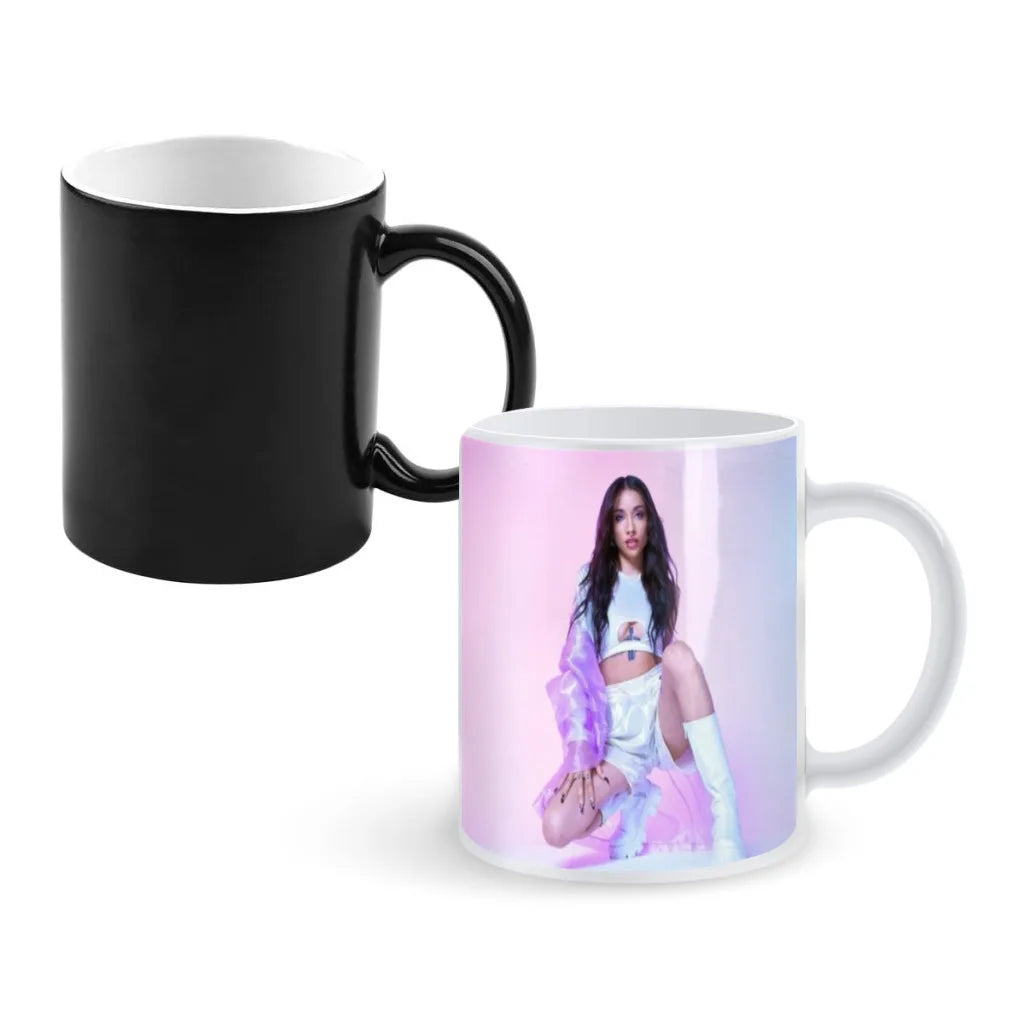Maria Becerra La Nena de Argentina Movie Friends Birthday Gifts Color Changing Magic Ceramic Creative Coffee Mugs Tea Cups