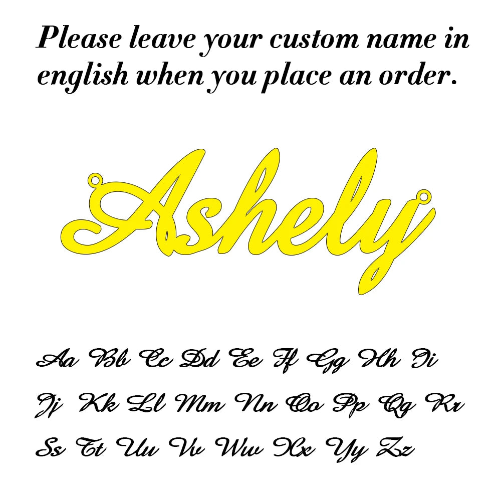Personalized Custom Name Shoe-buckle Stainless Steel Gift For Women Boyfriend Girlfriend Family Wedding Jewelry Gift