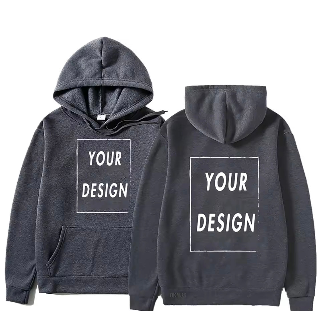 Custom Hoodie – Personalized Sweatshirt with Your Logo, Photo or Text