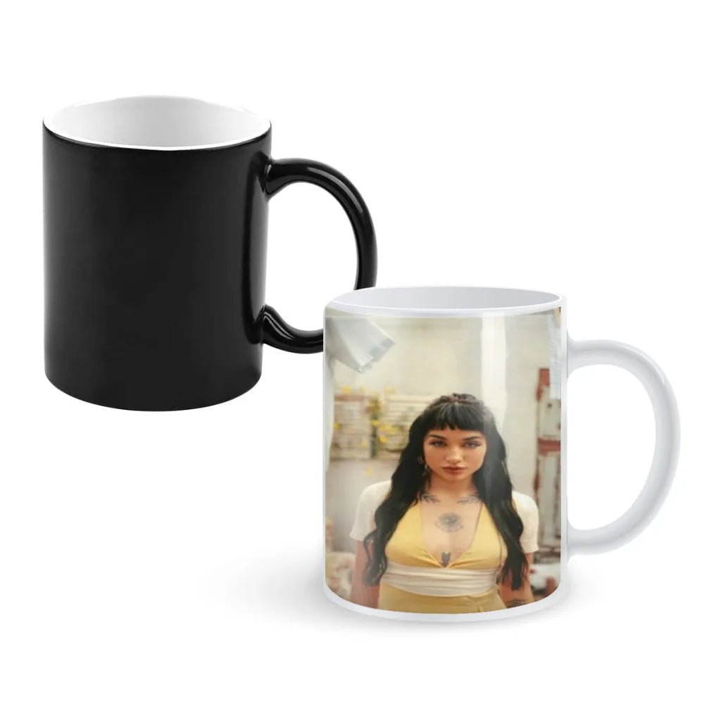 Maria Becerra La Nena de Argentina Movie Friends Birthday Gifts Color Changing Magic Ceramic Creative Coffee Mugs Tea Cups