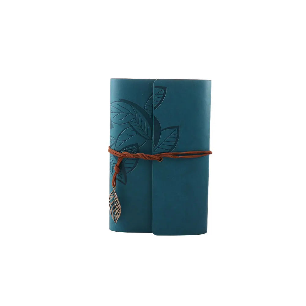 Office Student Gift Sketchbook Loose leaf Journal Kraft Notepad Vintage Notebook Paper Replaceable Spiral Note Book PU Leather
