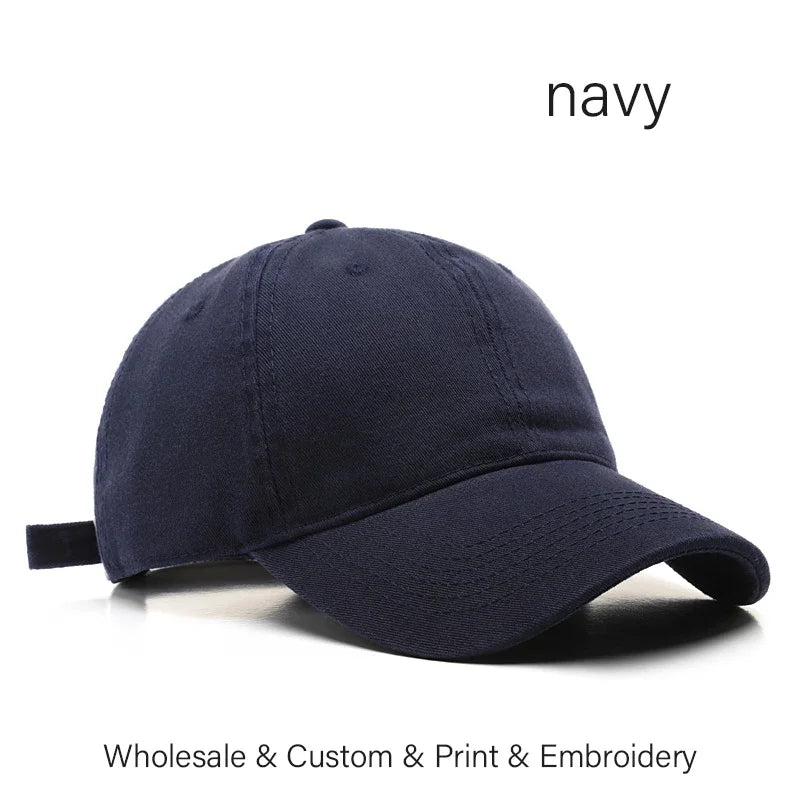 Custom Hat LOGO Embroidery Baseball Cap for Women and Men Picture DIY Print Fashion Summer Sun Hat High-quality Unisex