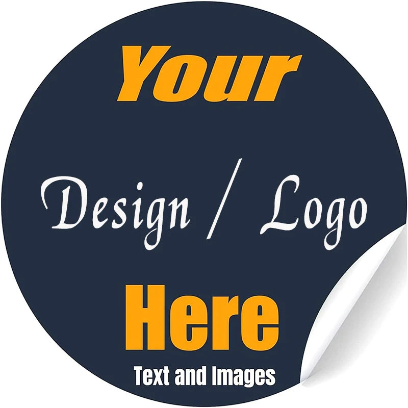 Custom Design Stickers for Any Occasion - Upload Logo/Photo to Create Personalized Decals, Event Decor & Wedding and Gift Labels