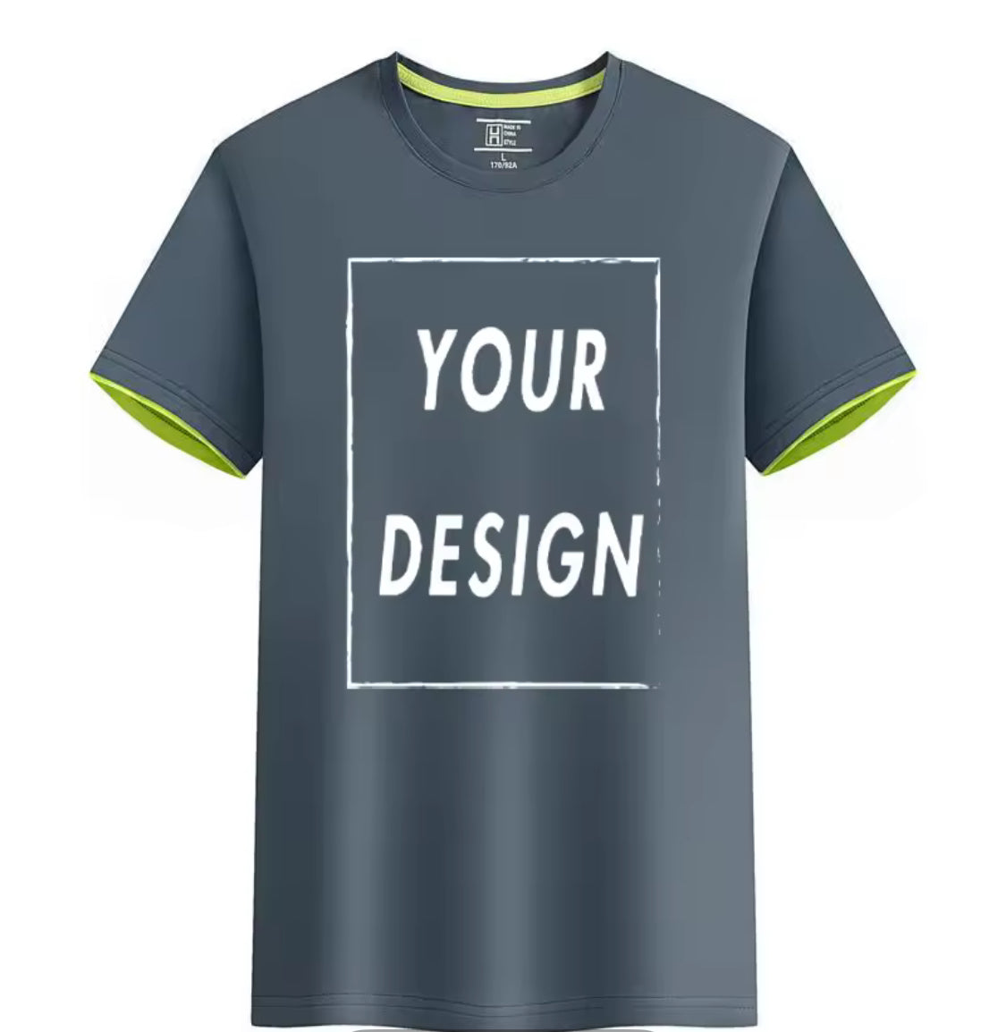 Custom Quick-Dry T-Shirt with Logo & Text – Unisex Short Sleeve