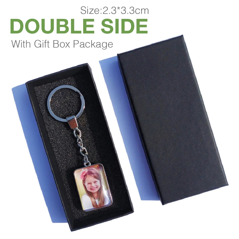 Personalized Photo Pendants Custom Keychain Photo of Your Baby Child Mom Dad Grandparent Loved One Gift for Family Member Gift