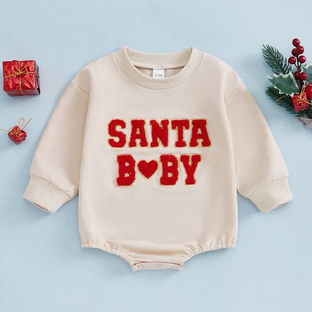 Christmas Clothes For Girls Boys Casual Sweatshirt BodySuit