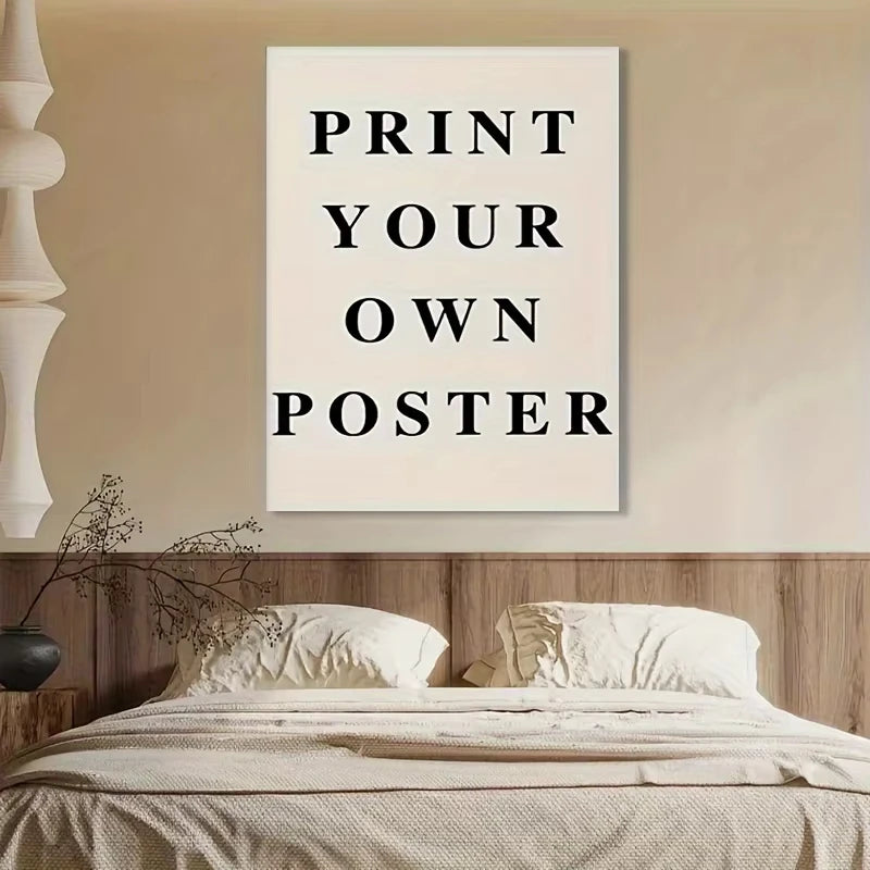 Custom Canvas Painting Wedding Family Life Photos Personalized Posters Wall Art Custom Holiday Birthday Gifts Room Decor