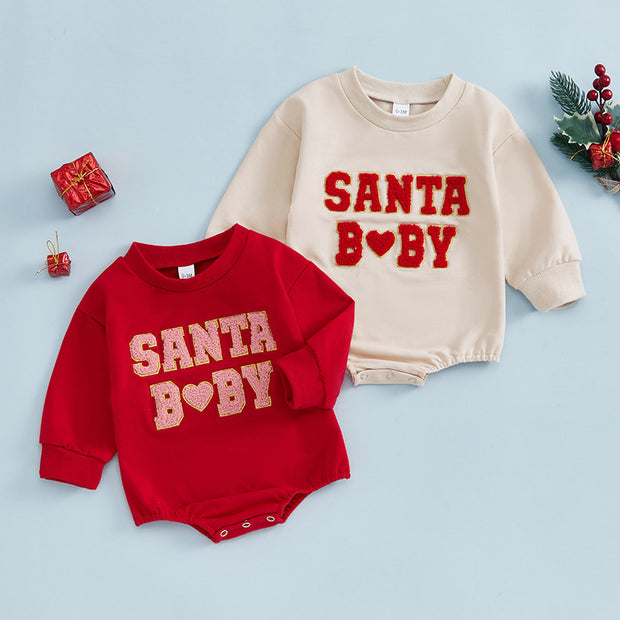 Christmas Clothes For Girls Boys Casual Sweatshirt BodySuit