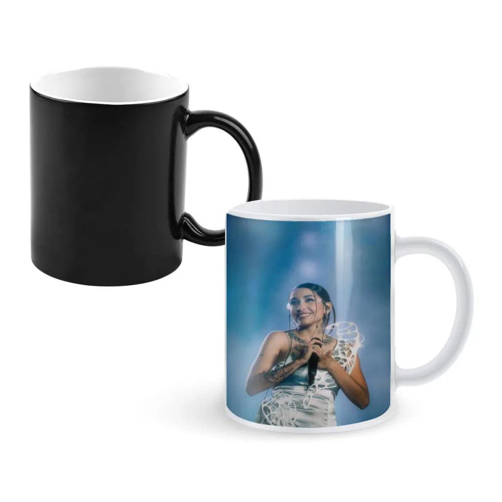 Maria Becerra La Nena de Argentina Movie Friends Birthday Gifts Color Changing Magic Ceramic Creative Coffee Mugs Tea Cups