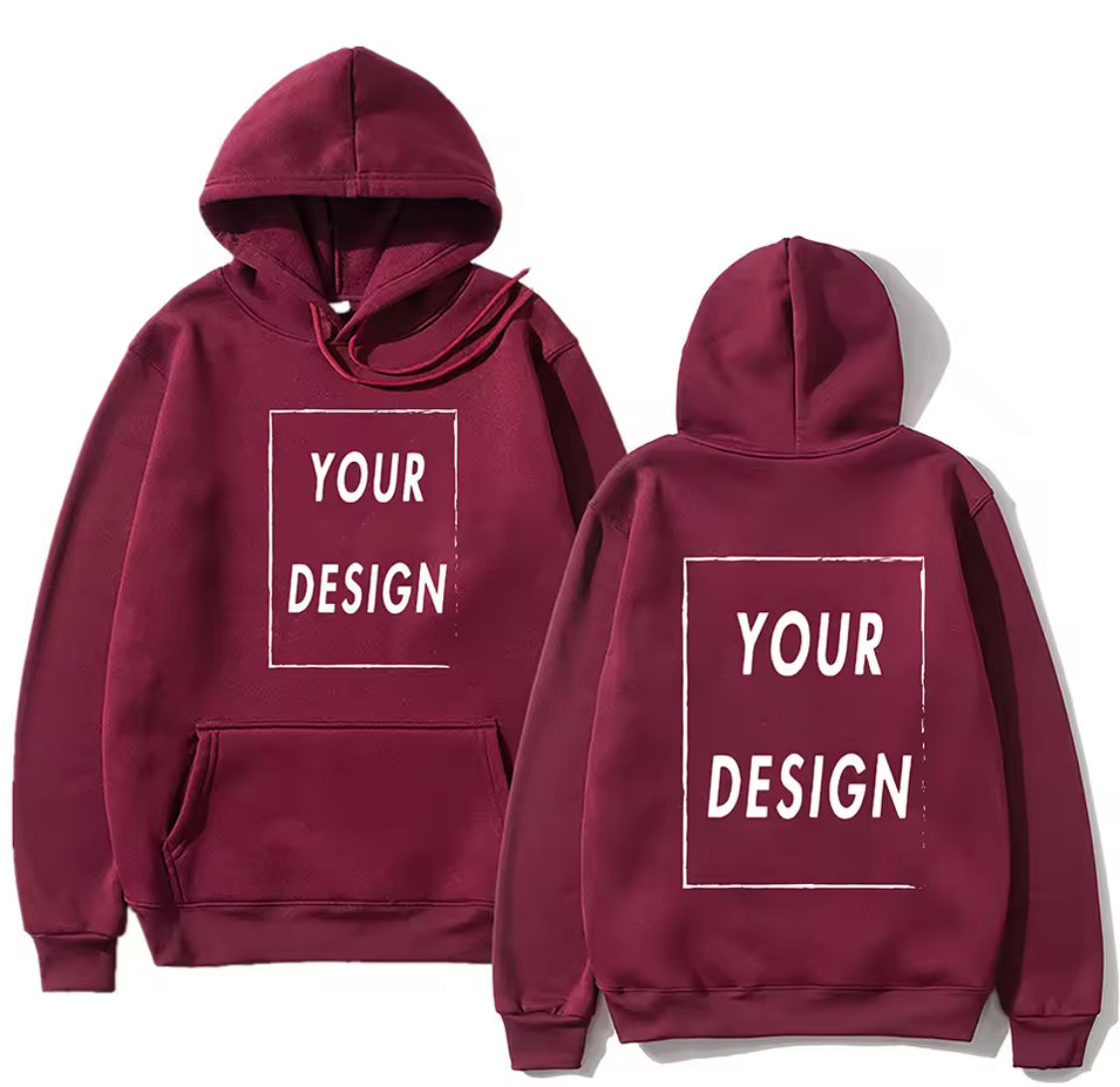 Custom Hoodie – Personalized Sweatshirt with Your Logo, Photo or Text