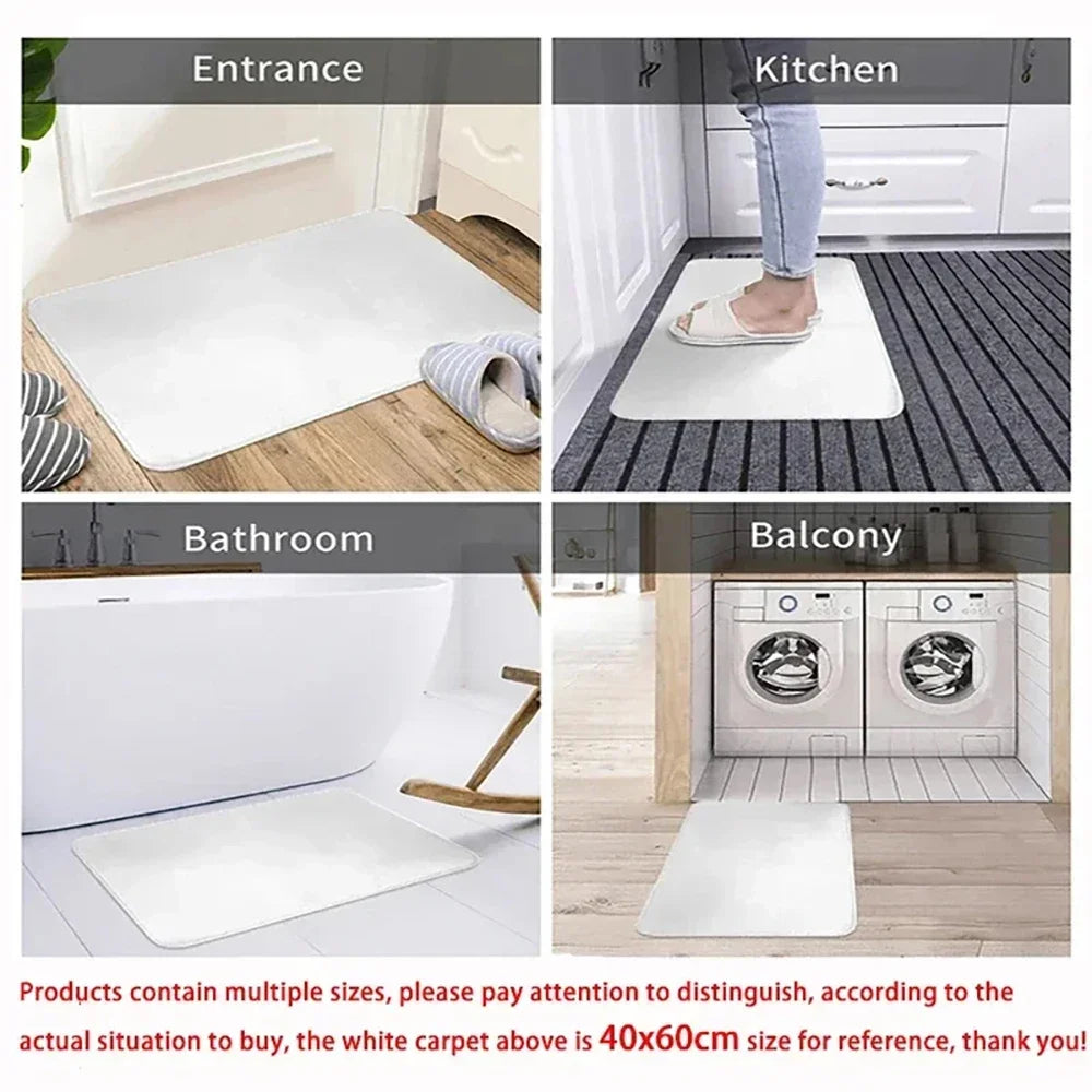 Personalized Custom Photo Logo Front Door Mat Anti-Slip Absorbent Customized DIY Print Doormat Living Room Entrance Rug Carpet