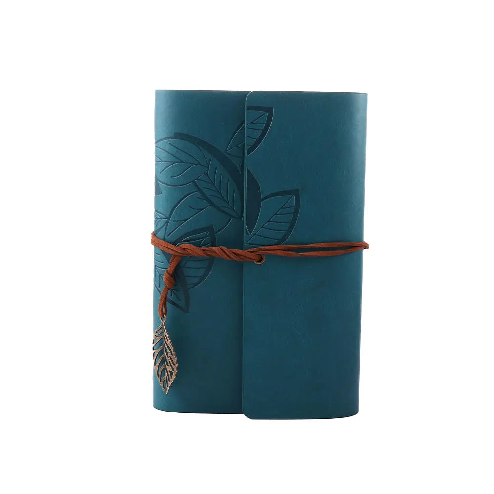 Office Student Gift Sketchbook Loose leaf Journal Kraft Notepad Vintage Notebook Paper Replaceable Spiral Note Book PU Leather