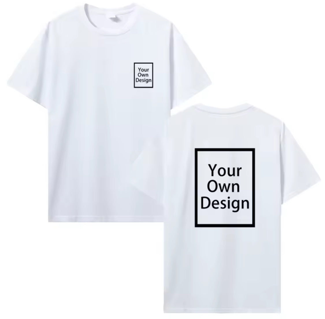 Custom Cotton Customized Print Short Sleeve T Shirt