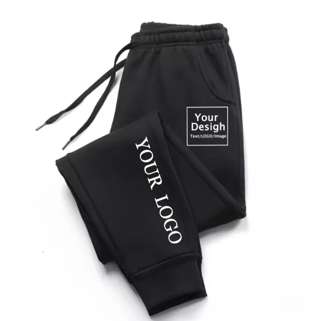 New Custom Logo Long Pants Men