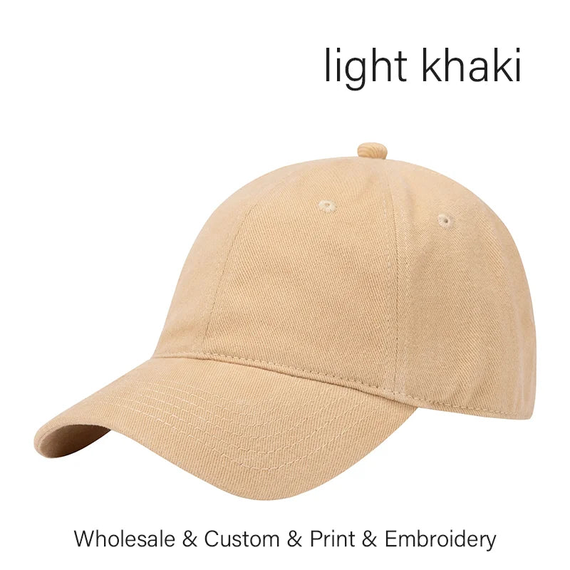 SLECKTON Custom Logo Baseball Cap for Men and Women Embroidery Logo Design Brand DIY Picture Print Deepen The Cap Wholesale