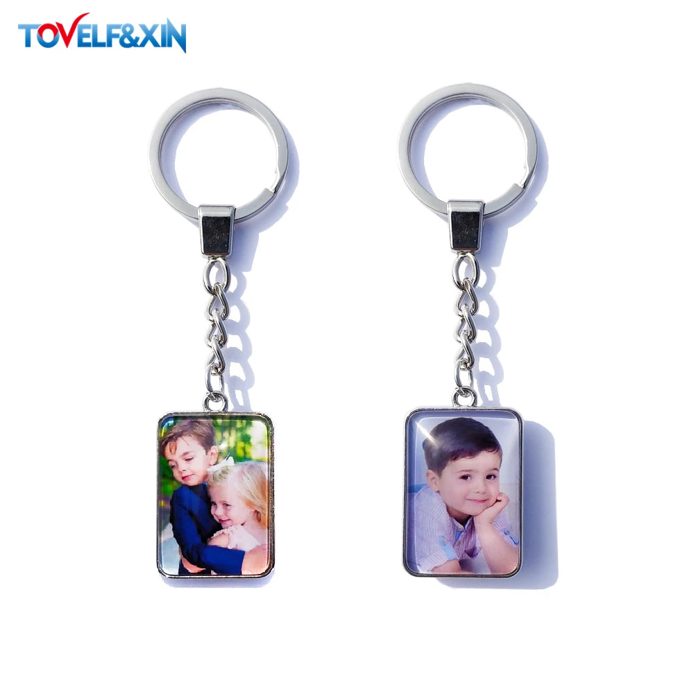 Personalized Photo Pendants Custom Keychain Photo of Your Baby Child Mom Dad Grandparent Loved One Gift for Family Member Gift