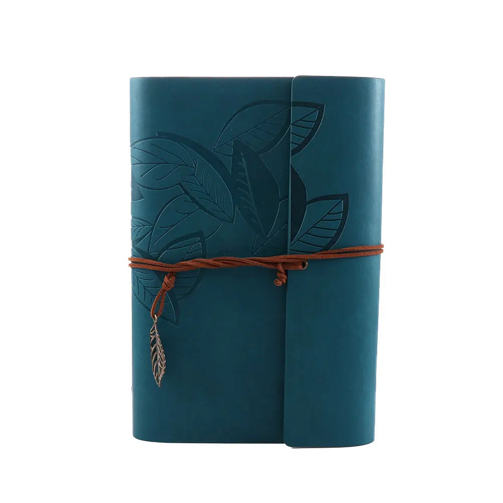 Office Student Gift Sketchbook Loose leaf Journal Kraft Notepad Vintage Notebook Paper Replaceable Spiral Note Book PU Leather
