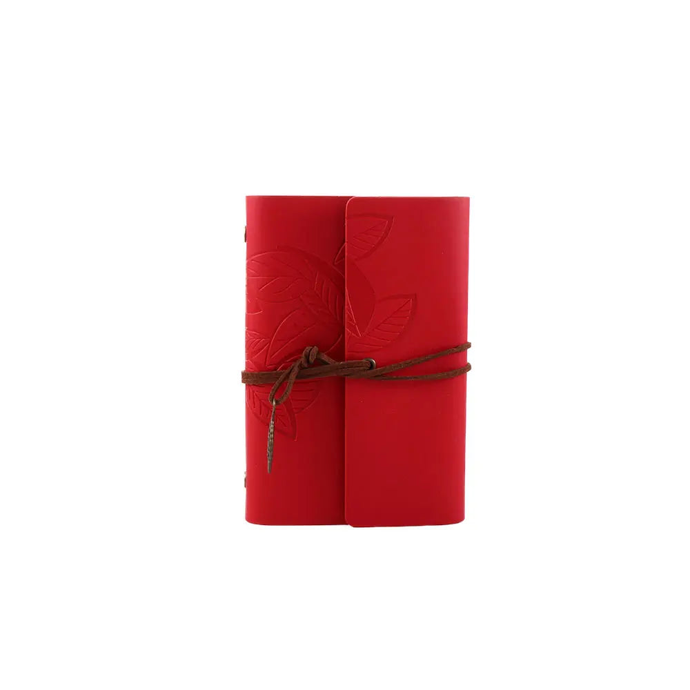 Office Student Gift Sketchbook Loose leaf Journal Kraft Notepad Vintage Notebook Paper Replaceable Spiral Note Book PU Leather