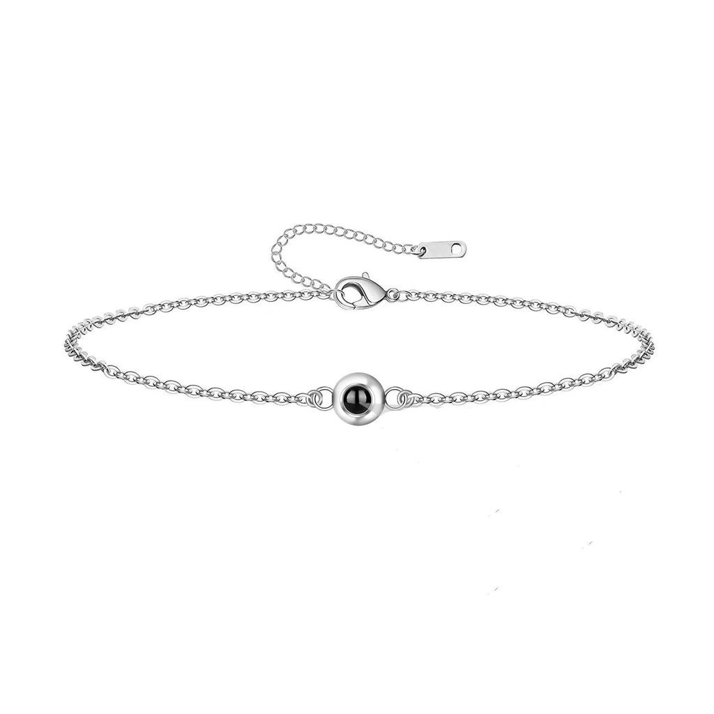 Custom Bracelets with Picture inside Customized Projection Bracelets with Photos Bracelet Personalized Photo Memorial Gifts