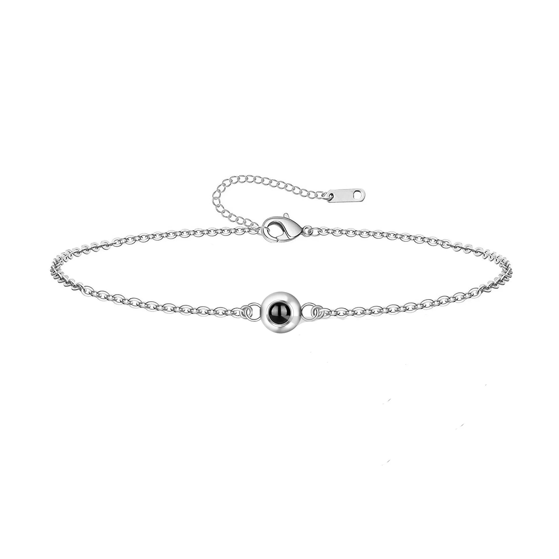 Custom Bracelets with Picture inside Customized Projection Bracelets with Photos Bracelet Personalized Photo Memorial Gifts
