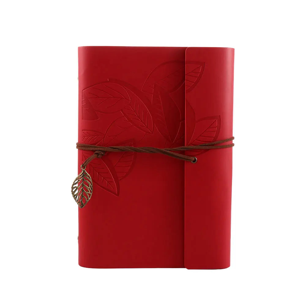 Office Student Gift Sketchbook Loose leaf Journal Kraft Notepad Vintage Notebook Paper Replaceable Spiral Note Book PU Leather