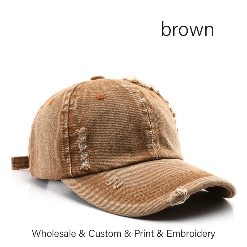 Custom Cap Embroidery Print Baseball Cap for Men and Women