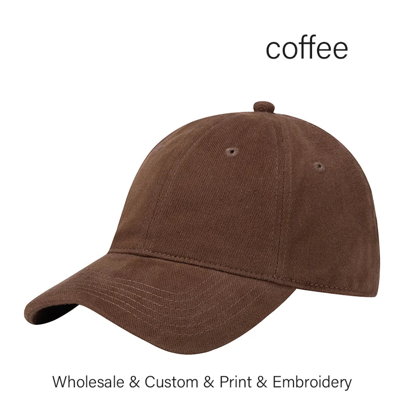 SLECKTON Custom Logo Baseball Cap for Men and Women Embroidery Logo Design Brand DIY Picture Print Deepen The Cap Wholesale