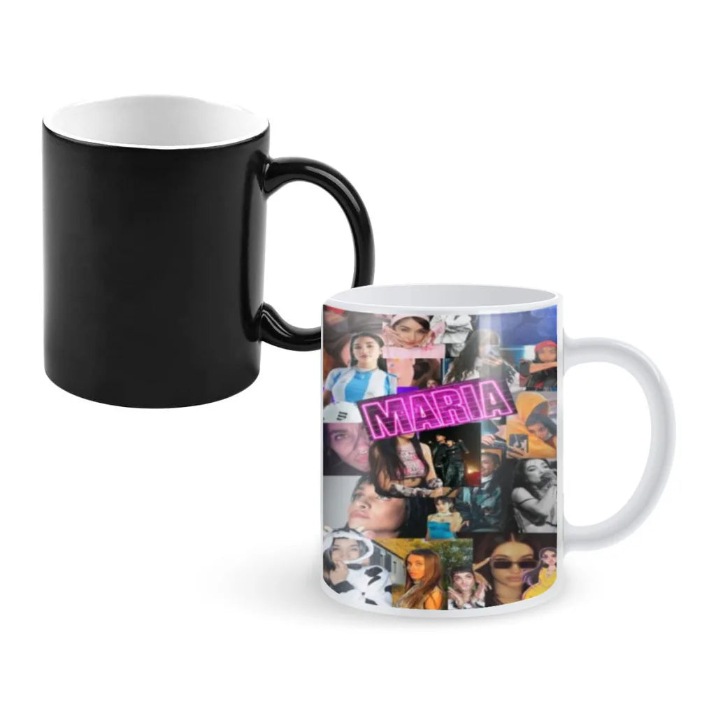 Maria Becerra La Nena de Argentina Movie Friends Birthday Gifts Color Changing Magic Ceramic Creative Coffee Mugs Tea Cups