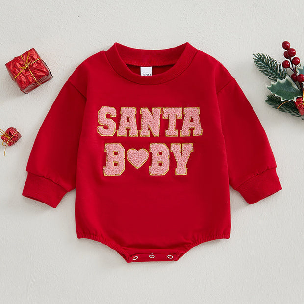 Christmas Clothes For Girls Boys Casual Sweatshirt BodySuit