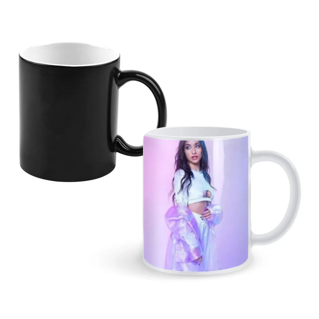 Maria Becerra La Nena de Argentina Movie Friends Birthday Gifts Color Changing Magic Ceramic Creative Coffee Mugs Tea Cups