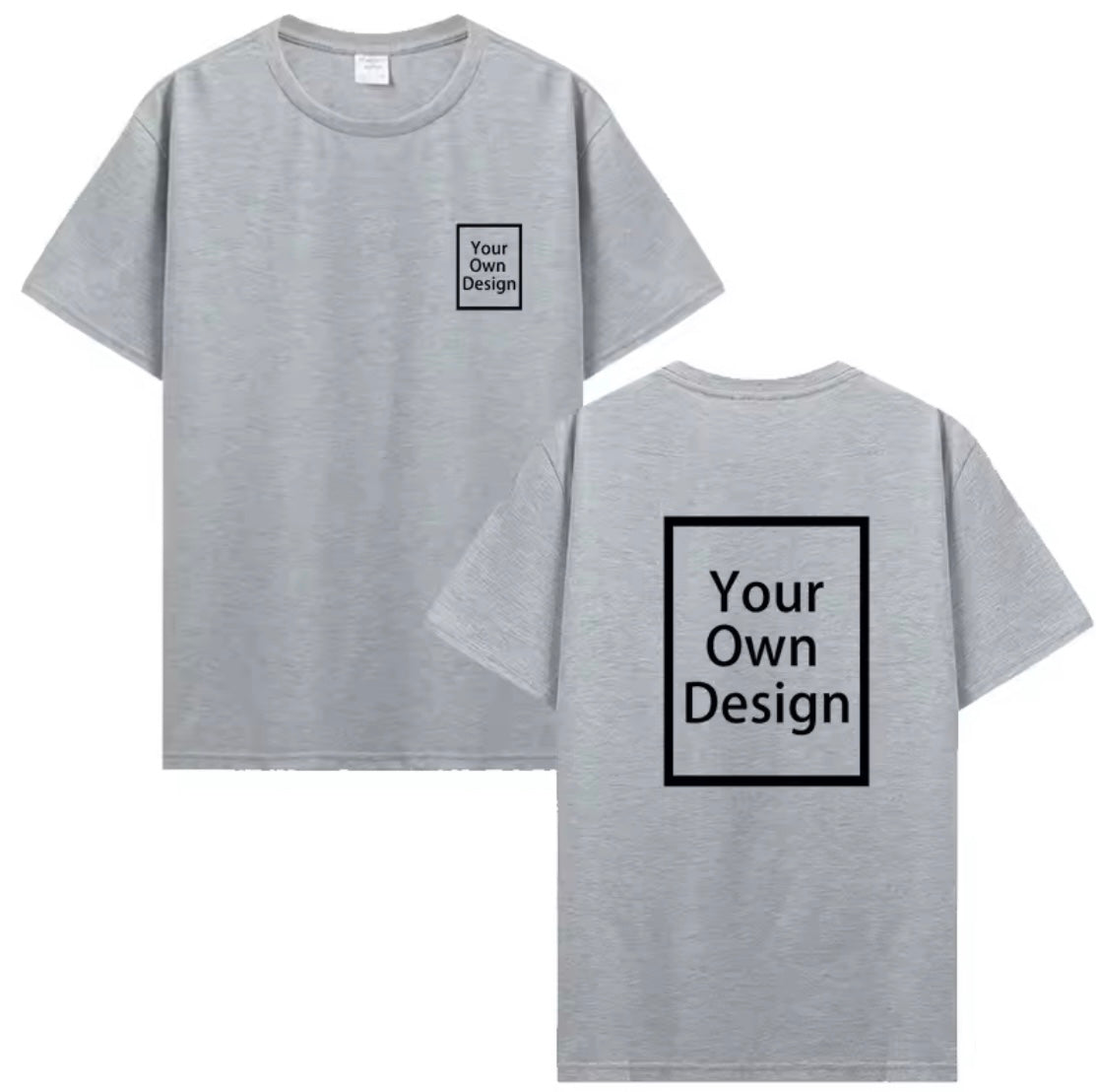 Custom Cotton Customized Print Short Sleeve T Shirt