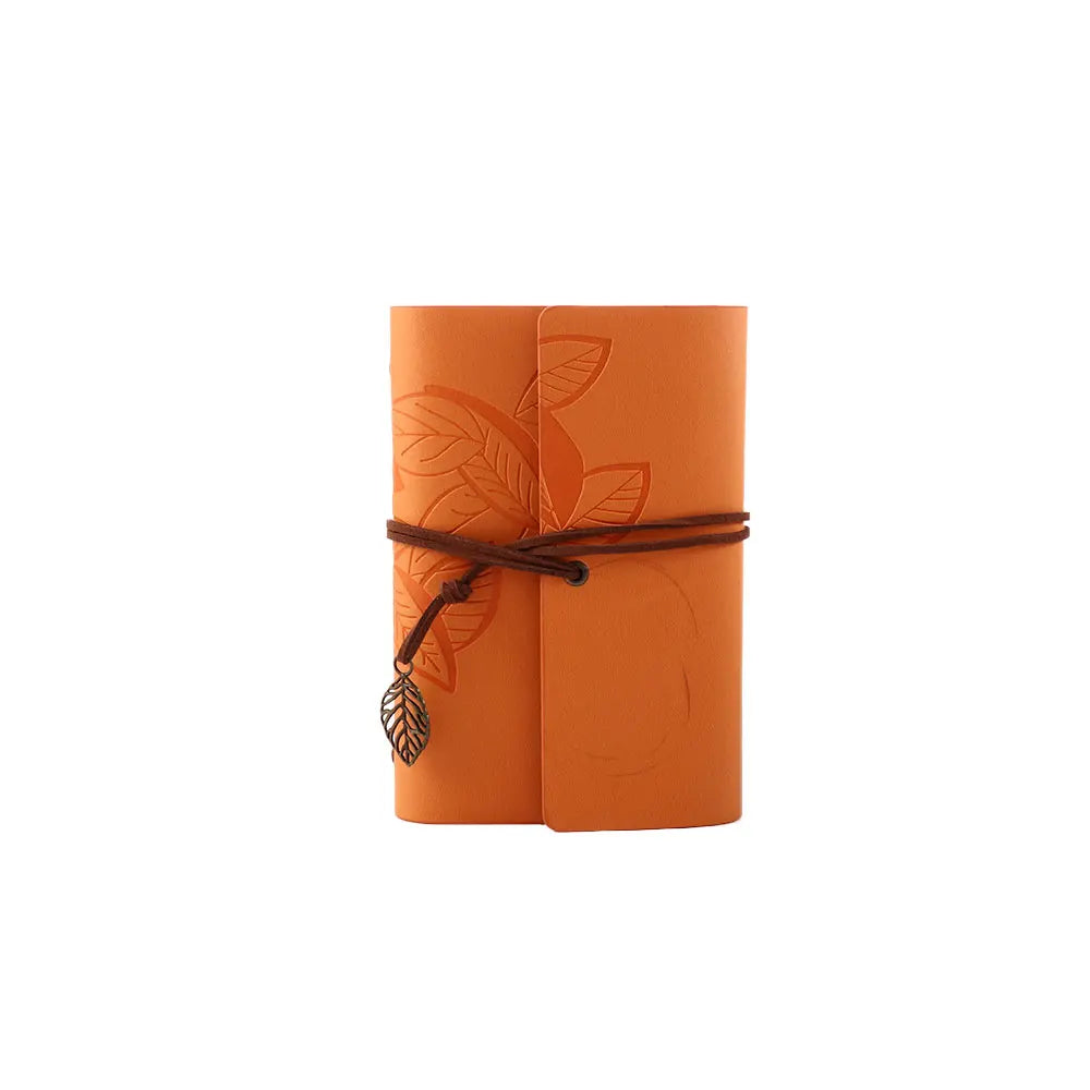 Office Student Gift Sketchbook Loose leaf Journal Kraft Notepad Vintage Notebook Paper Replaceable Spiral Note Book PU Leather