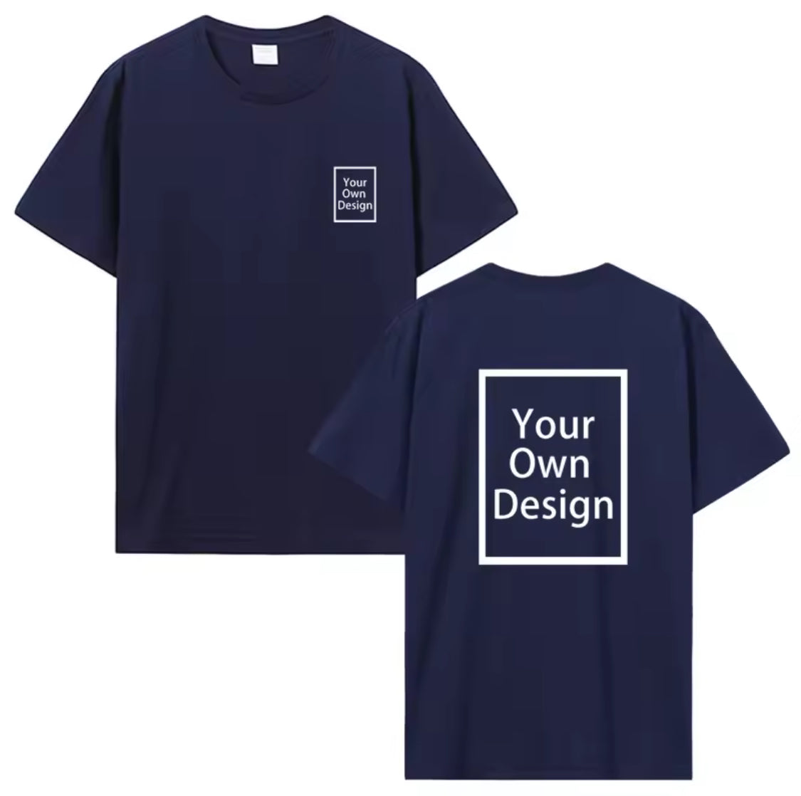 Custom Cotton Customized Print Short Sleeve T Shirt