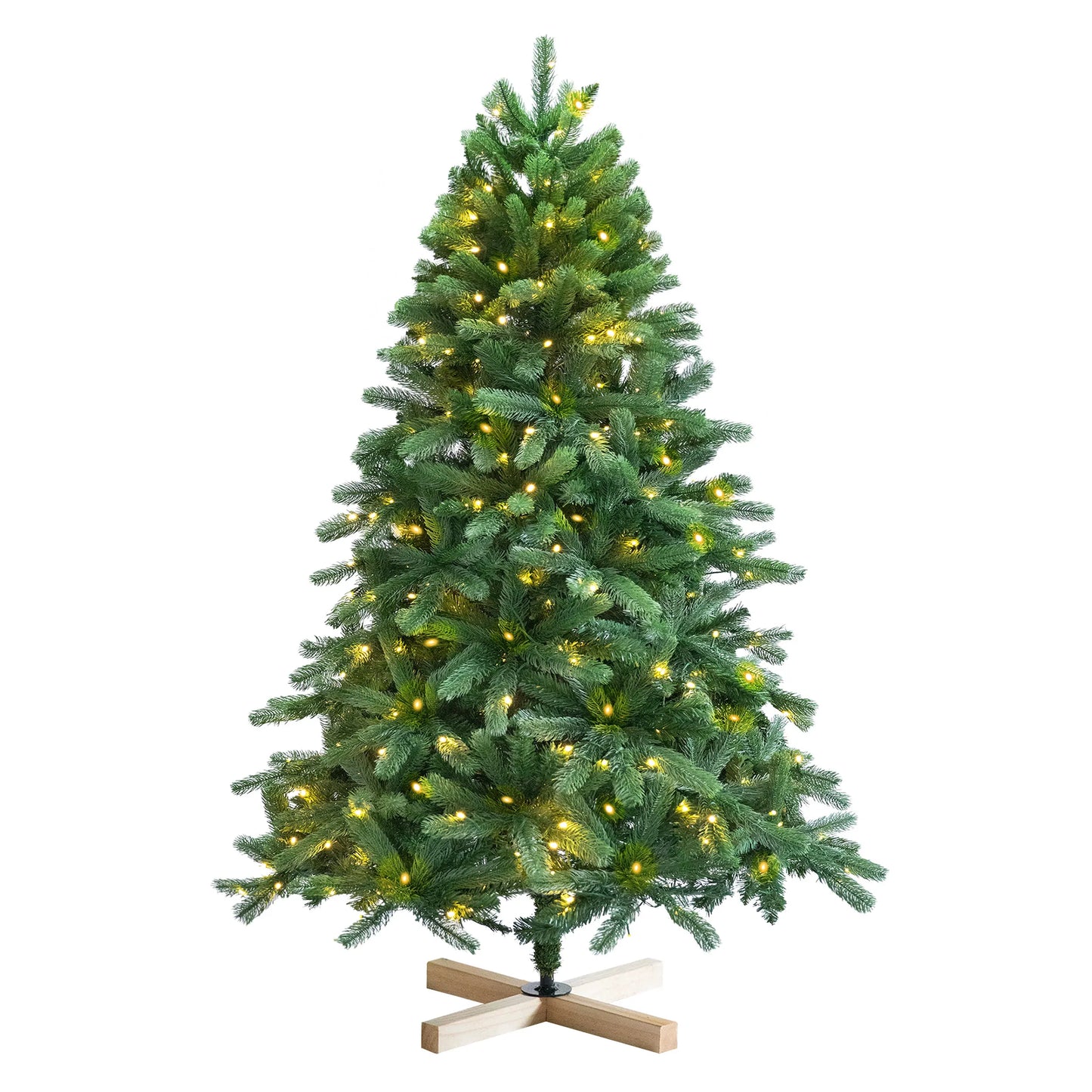 180/210/235CM Artificial Christmas Trees,250/340/450 LED Lights,1180/1276/1684 Tips,PVC+PE,Wooden Stand Tree,Party Decoration
