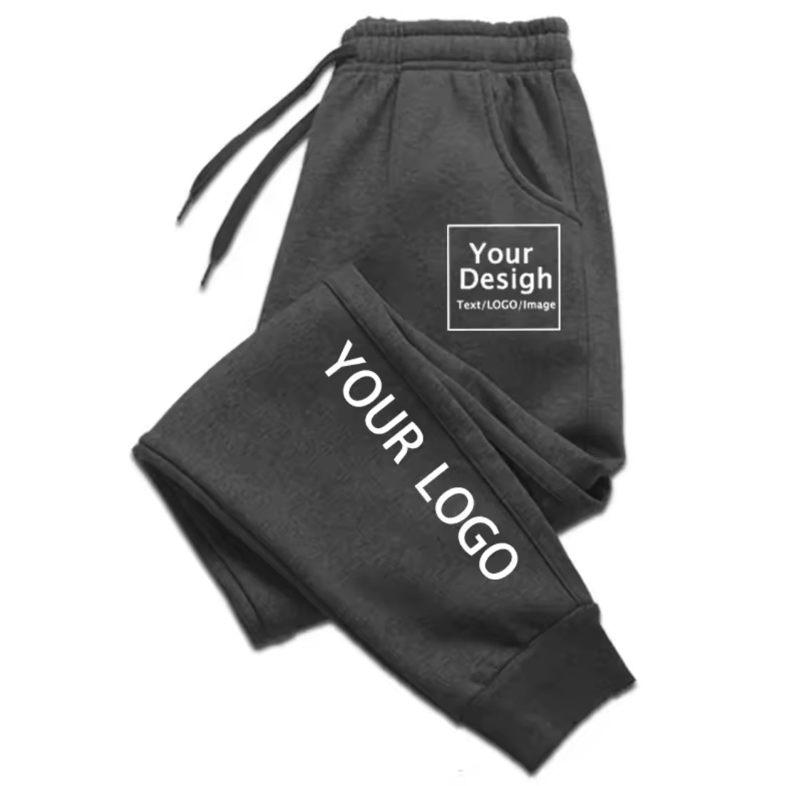 New Custom Logo Long Pants Men