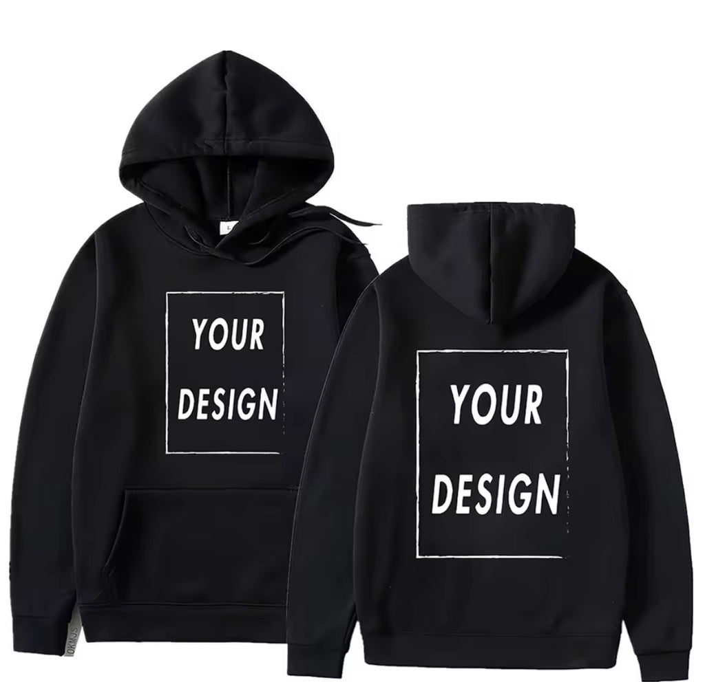Custom Hoodie – Personalized Sweatshirt with Your Logo, Photo or Text