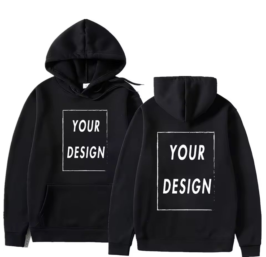 Custom Hoodie – Personalized Sweatshirt with Your Logo, Photo or Text